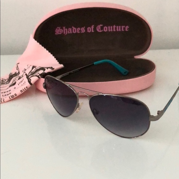 Juicy Couture Accessories - JUICY COUTURE AUTHENTIC SUNGLASSES AND CASE